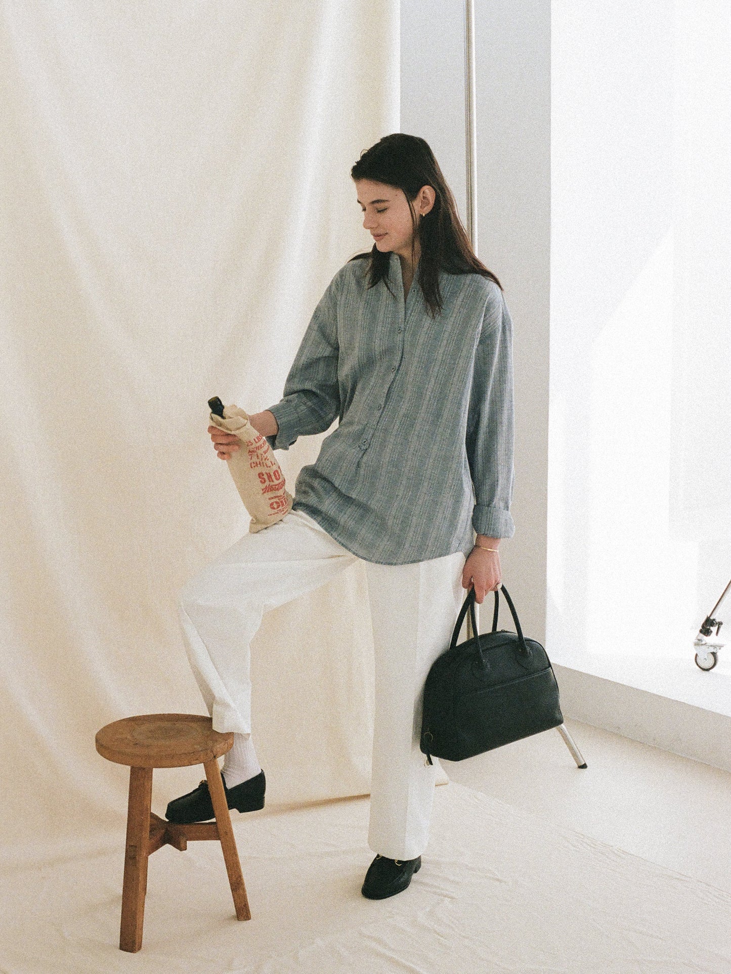 (-30%) BREAKFAST LONG SHIRT [ Denim Blue ]