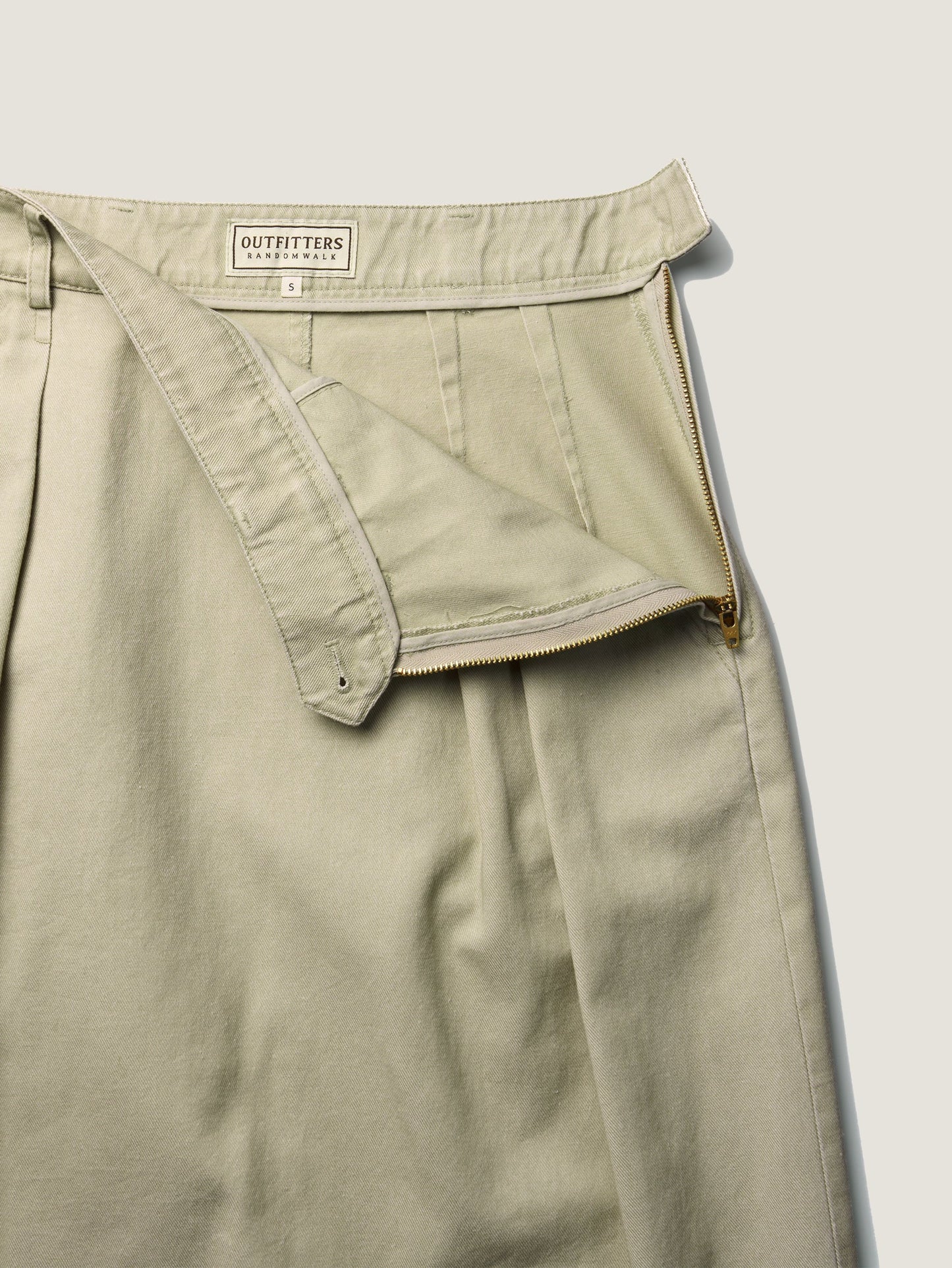 (-30%) OLD WASHED COTTON SKIRT [ Ecru Beige ]