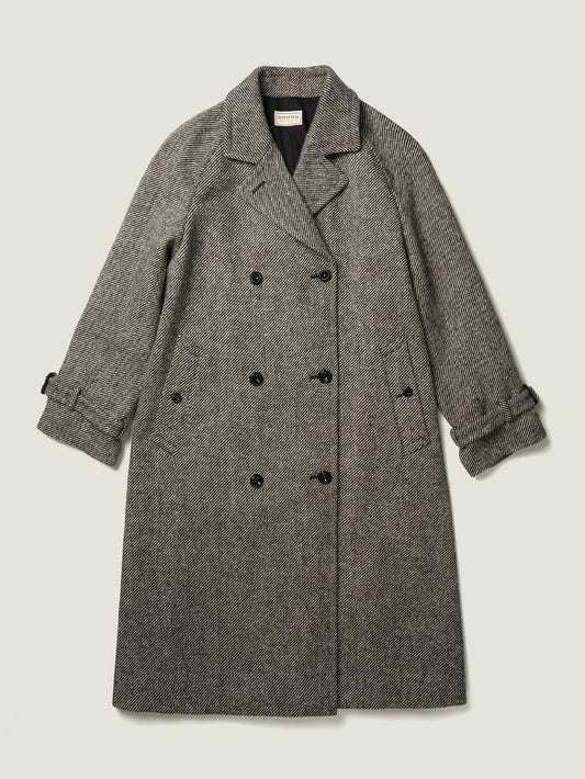 SHELBY COAT [ Black Donegal Tweed ] 2nd pre-order