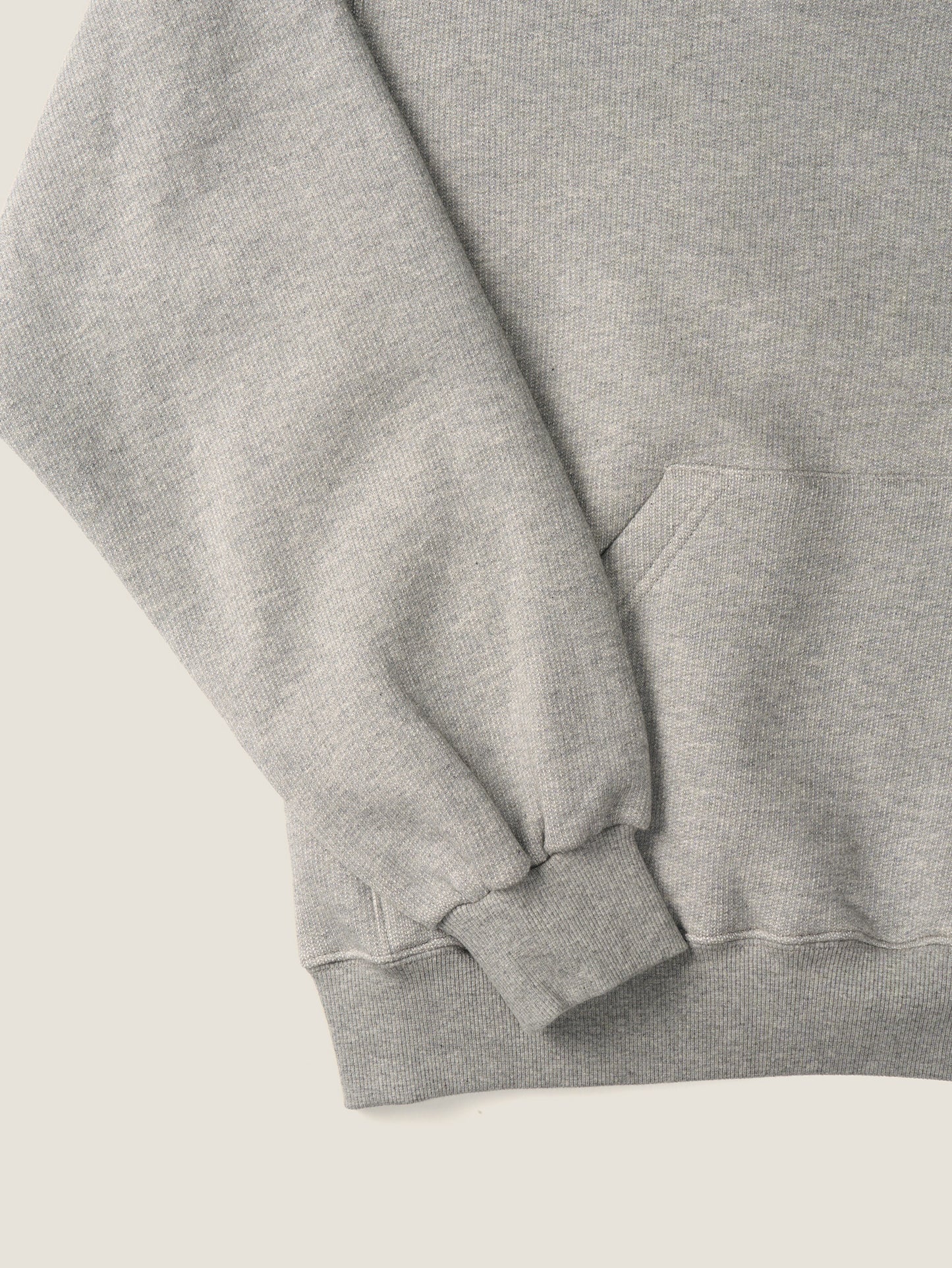 SHAWL COLLAR SWEATSHIRT [ Gray Melange ] 1st Reorder