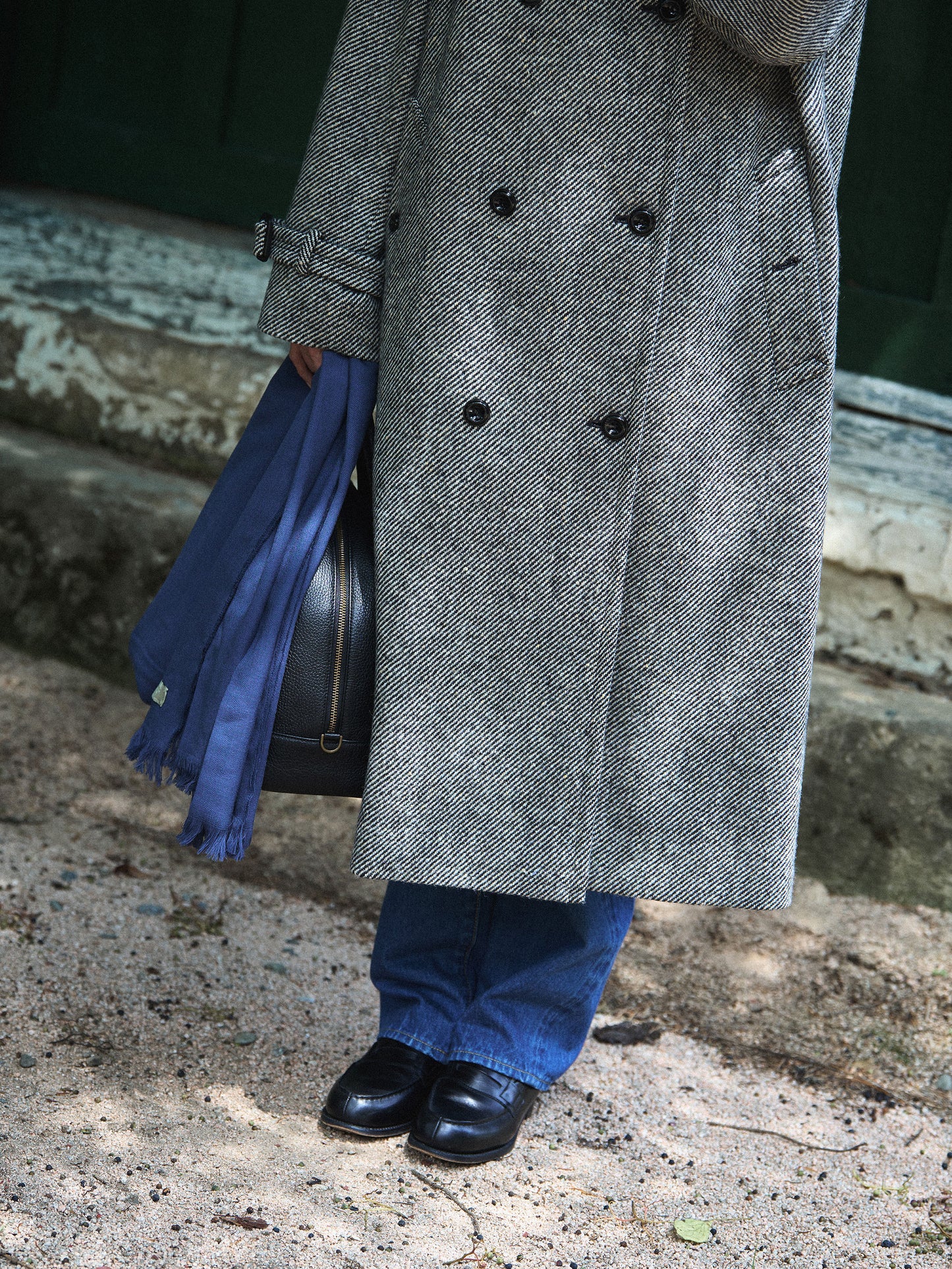 SHELBY COAT [ Black Donegal Tweed ] 2nd pre-order