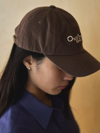 OUTFITTERS WASHED COTTON CAP [ Walnut Brown ]
