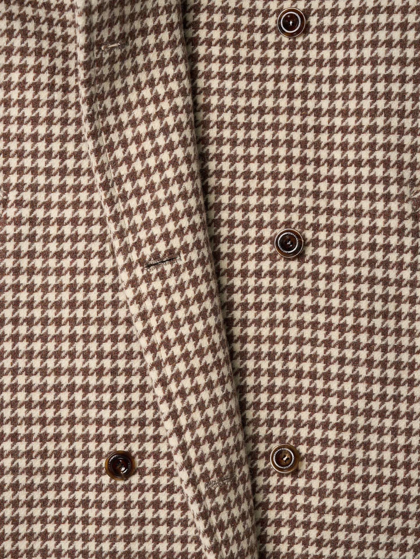 SHELBY COAT [ Brown Houndstooth Check Tweed ] 2nd pre-order