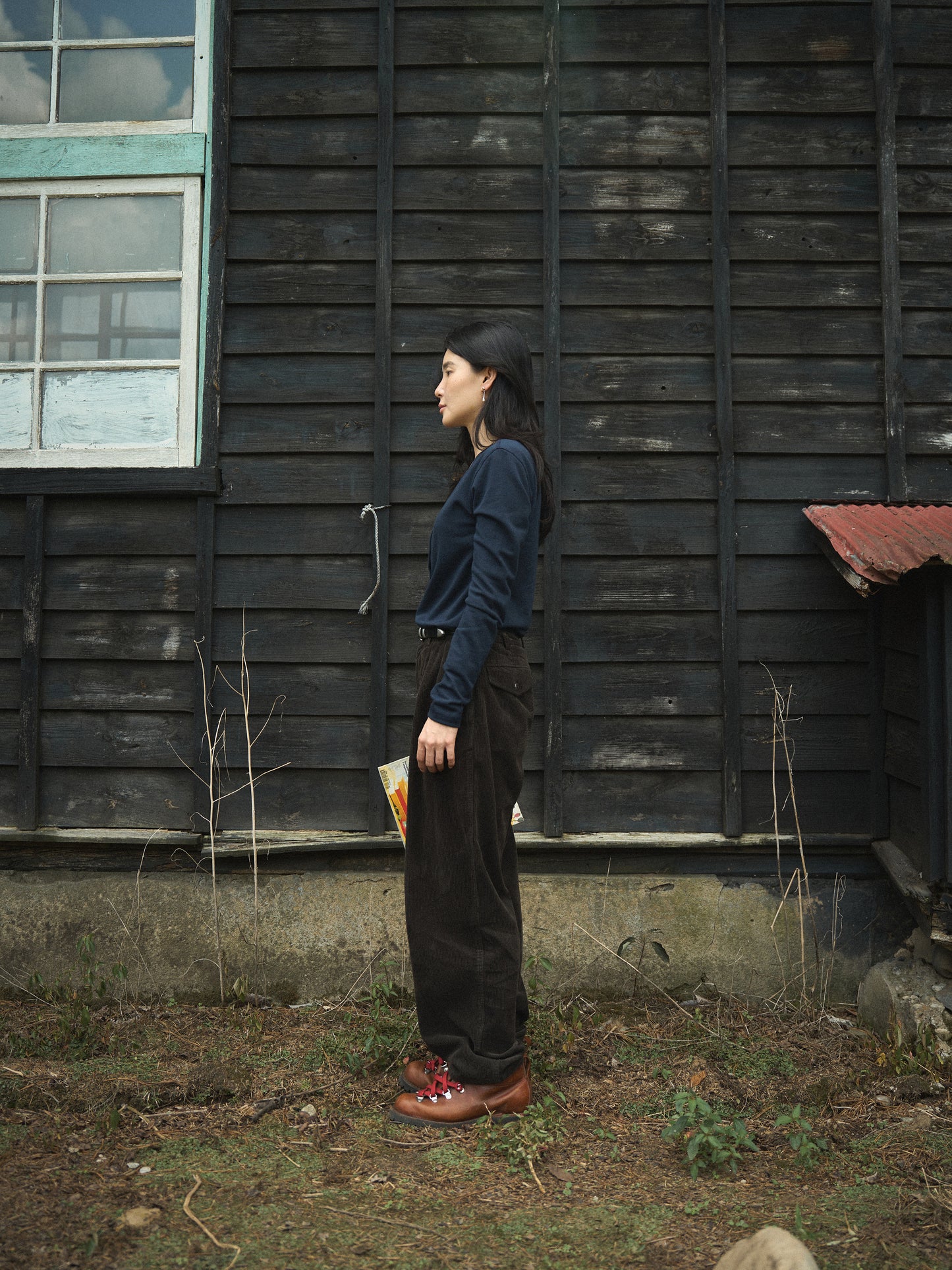 GRANT CORDUROY PANTS [ Wood Brown ]