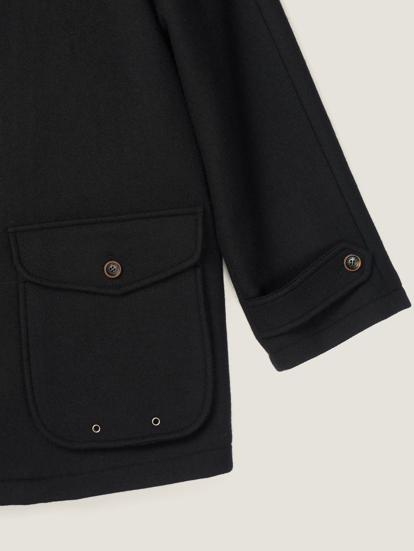 VERMONT HALF COAT [ Rich Black ]