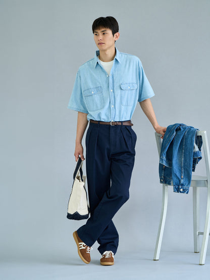 RELAXED TAPERED CHINO [ Navy ]