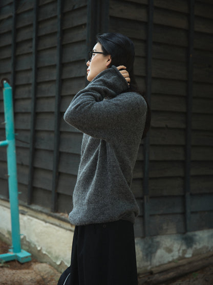 MONTBLANC ROLLNECK SWEATER [ Shadow Gray ]