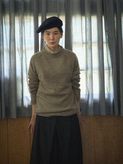 MONTBLANC ROLLNECK SWEATER [ Mocha Beige ]