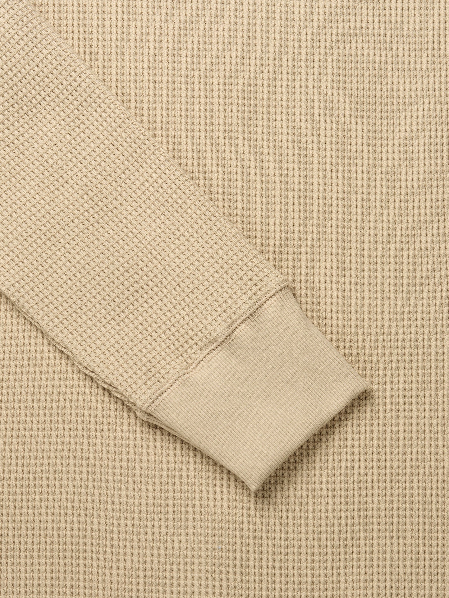 SALLY'S WAFFLE TURTLE TEE [ Biscuit Beige ] New Season