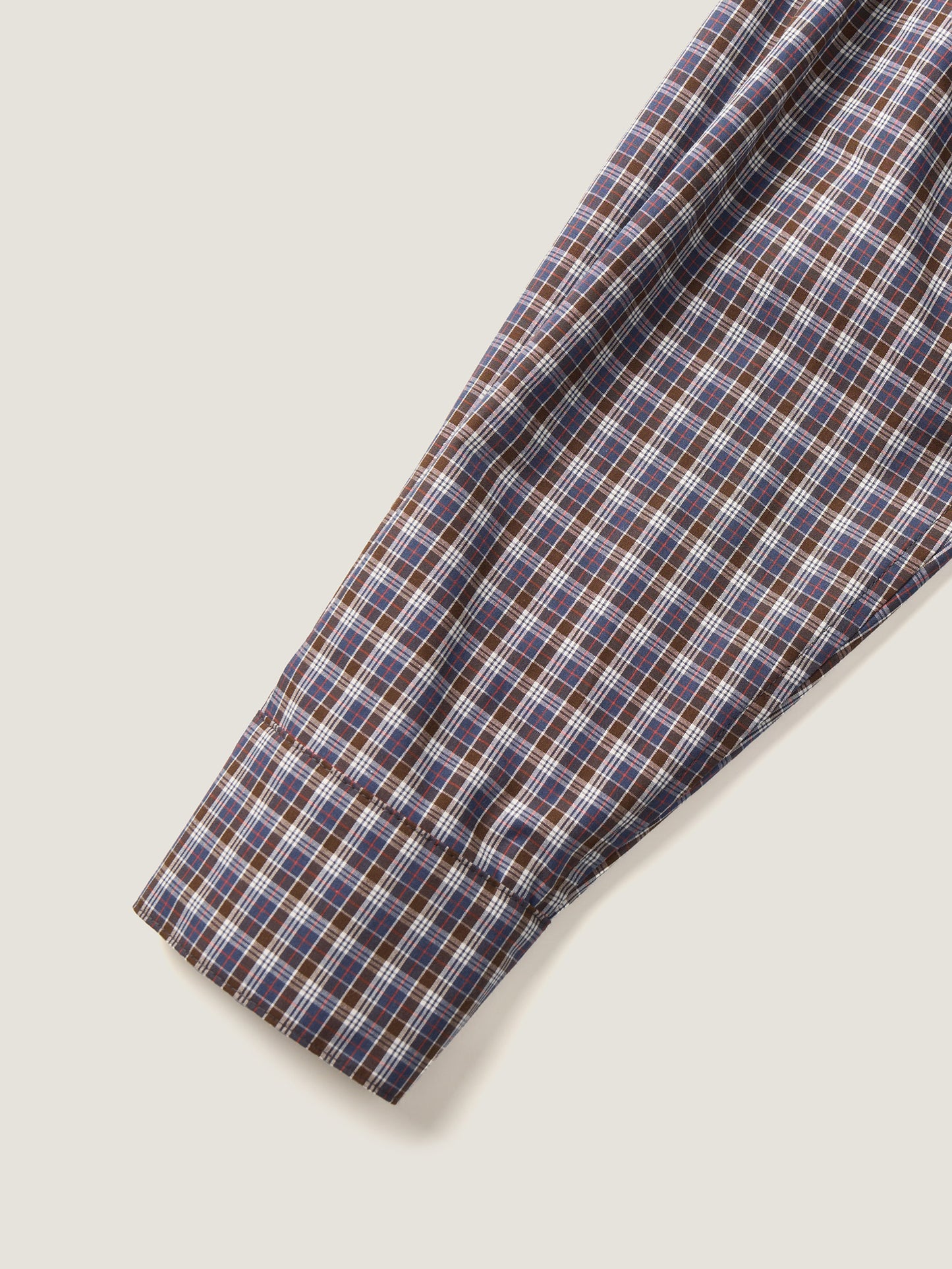 2 POCKET BUTTON DOWN SHIRT [ Violet Tartan ]