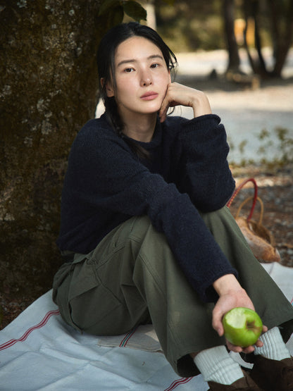 MONTBLANC ROLLNECK SWEATER [ Night Navy ]