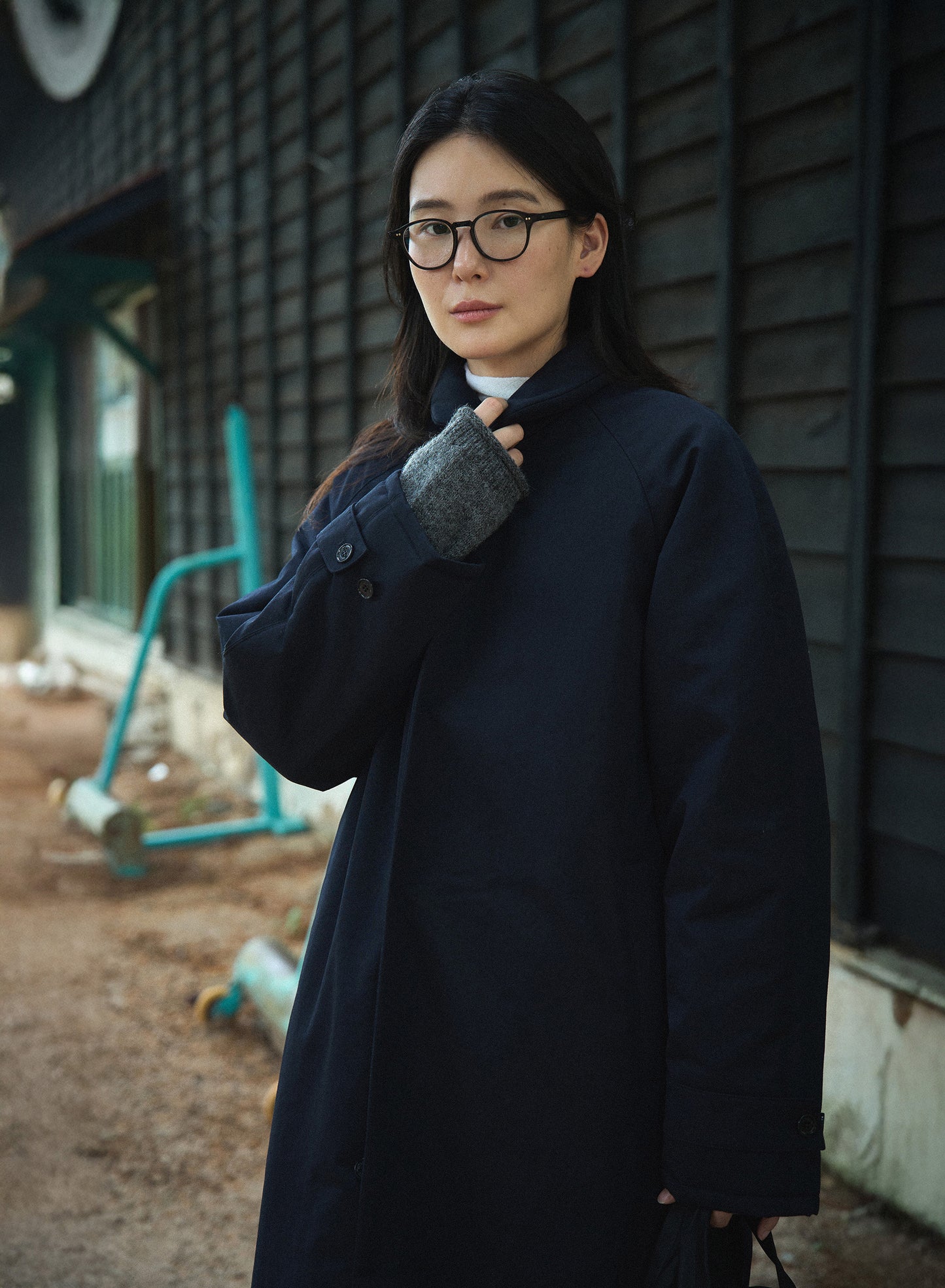 EDMUNDS PADDED COAT [ Night Navy ]