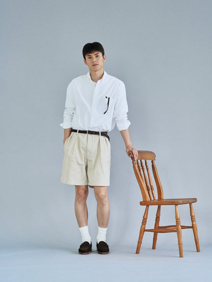 EASY FIT SHORTS [ Light Beige ]