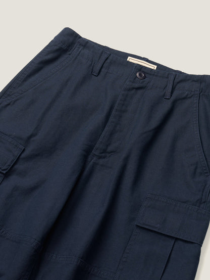 EASE WASHED CARGO PANTS [ Washed Navy ]
