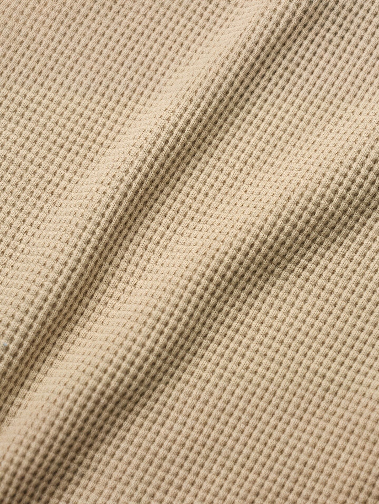 SALLY'S WAFFLE TURTLE TEE [ Biscuit Beige ] New Season