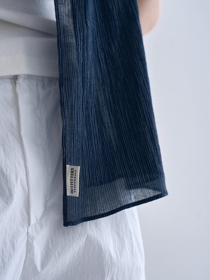 MIST STRIPE SCARF [ Indigo ]