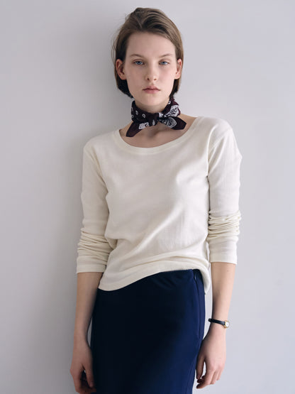 CHARDONNAY MIDI SKIRT [ Navy ]
