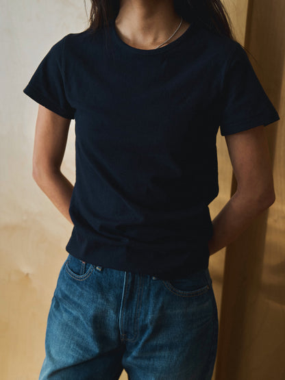 ALWAYS CREW NECK T-SHIRT [ Navy ]