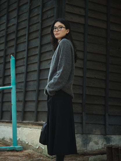 MONTBLANC ROLLNECK SWEATER [ Shadow Gray ]