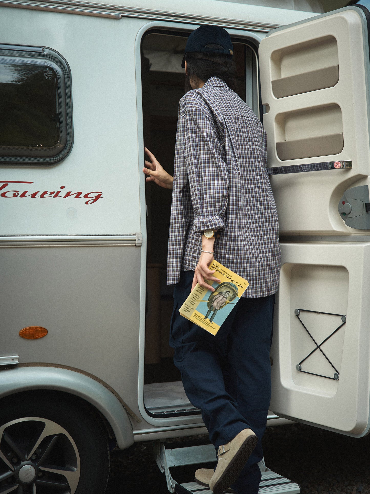 EASE WASHED CARGO PANTS [ Washed Navy ]