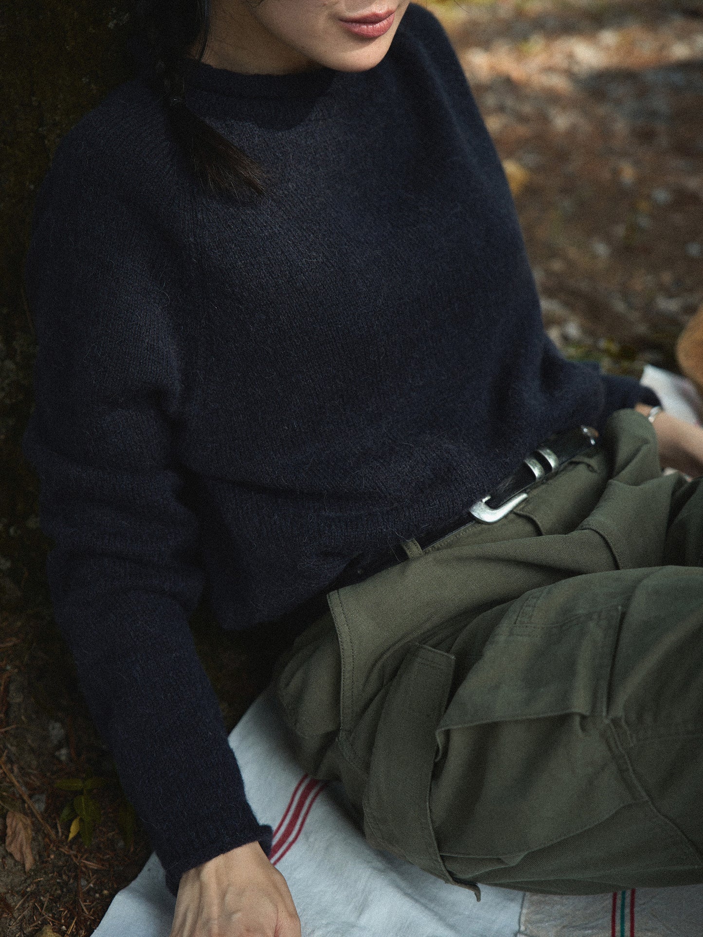 MONTBLANC ROLLNECK SWEATER [ Night Navy ]