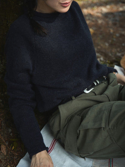 MONTBLANC ROLLNECK SWEATER [ Night Navy ]