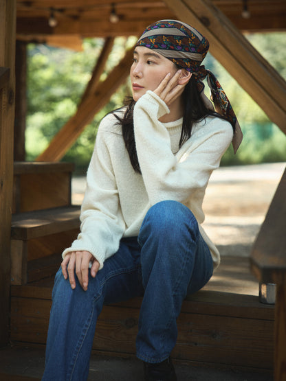 MONTBLANC ROLLNECK SWEATER [ Pure Ivory ]