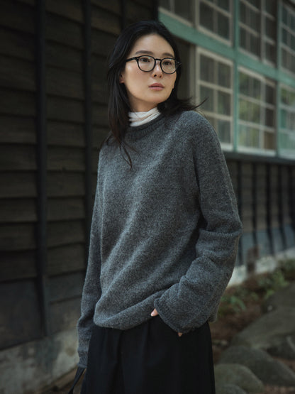 MONTBLANC ROLLNECK SWEATER [ Shadow Gray ]