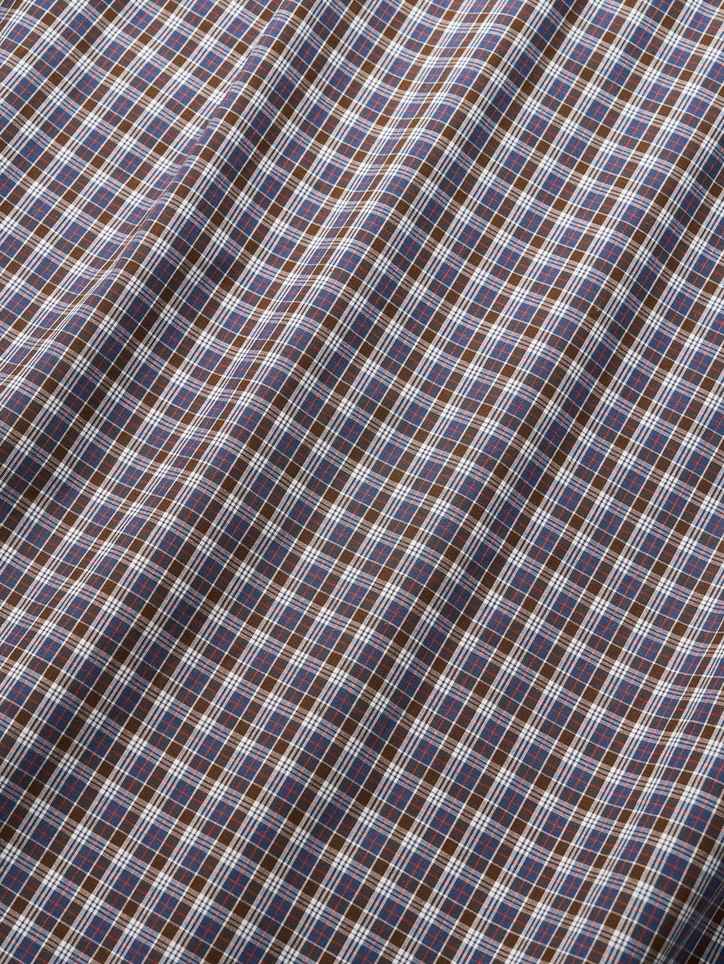 2 POCKET BUTTON DOWN SHIRT [ Violet Tartan ]