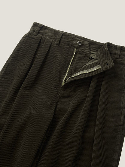 GRANT CORDUROY PANTS [ Wood Brown ]