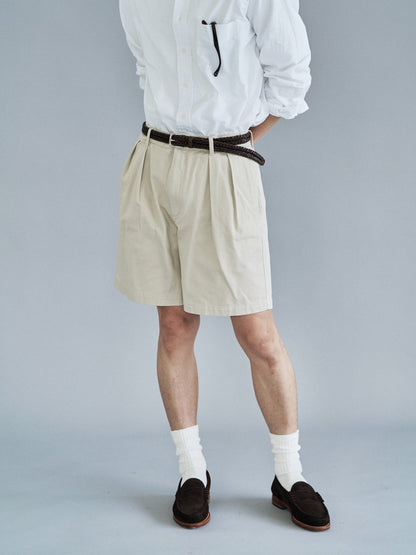 EASY FIT SHORTS [ Light Beige ]