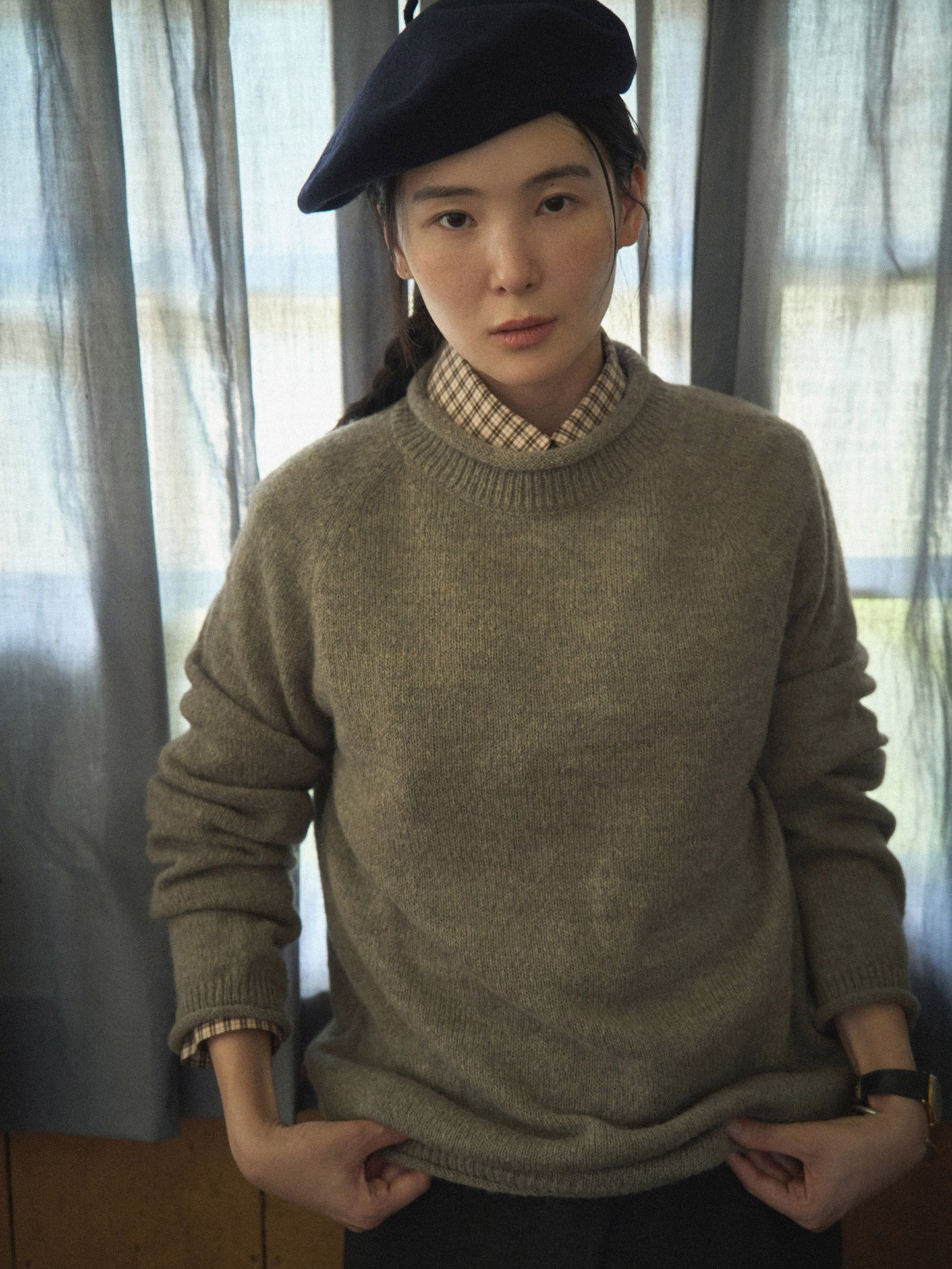 MONTBLANC ROLLNECK SWEATER [ Mocha Beige ]