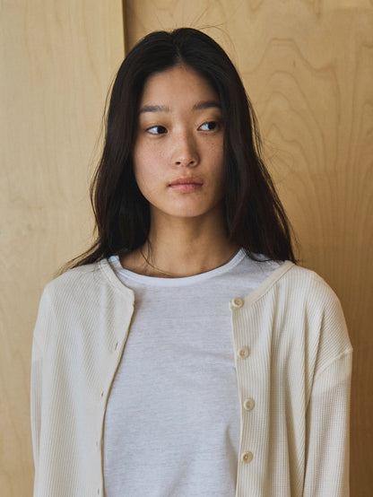 ALWAYS CREW NECK T-SHIRT [ White ]