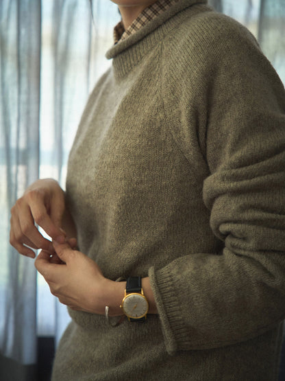 MONTBLANC ROLLNECK SWEATER [ Mocha Beige ]