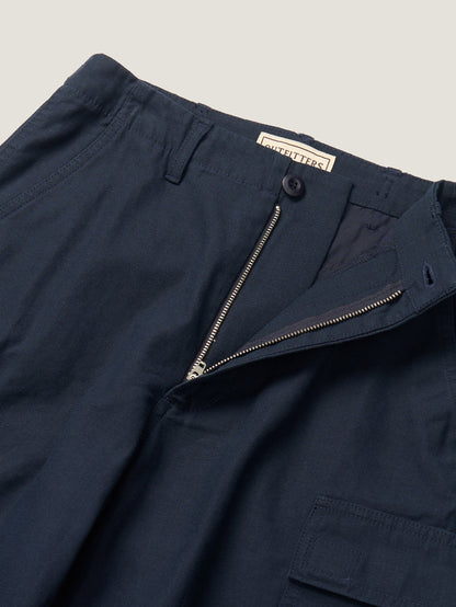 EASE WASHED CARGO PANTS [ Washed Navy ]