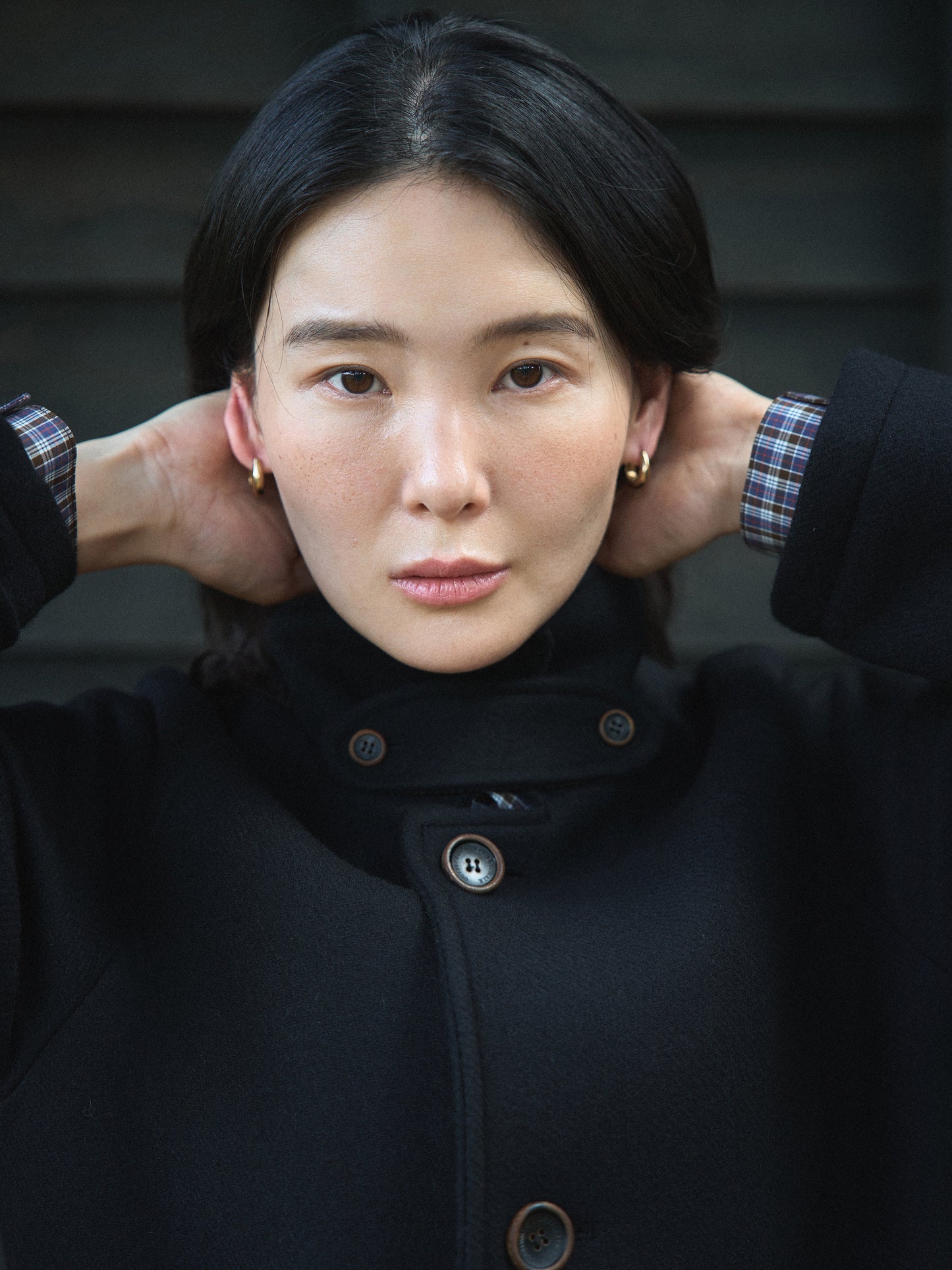 VERMONT HALF COAT [ Rich Black ]