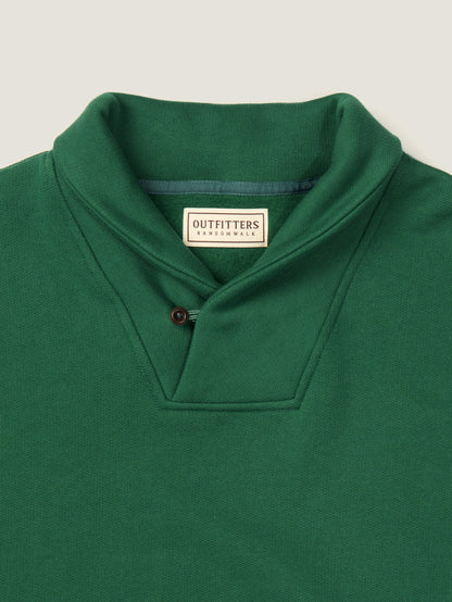 SHAWL COLLAR SWEATSHIRT [ British Green ]