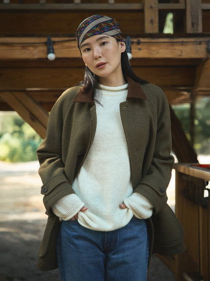 MONTBLANC ROLLNECK SWEATER [ Pure Ivory ]