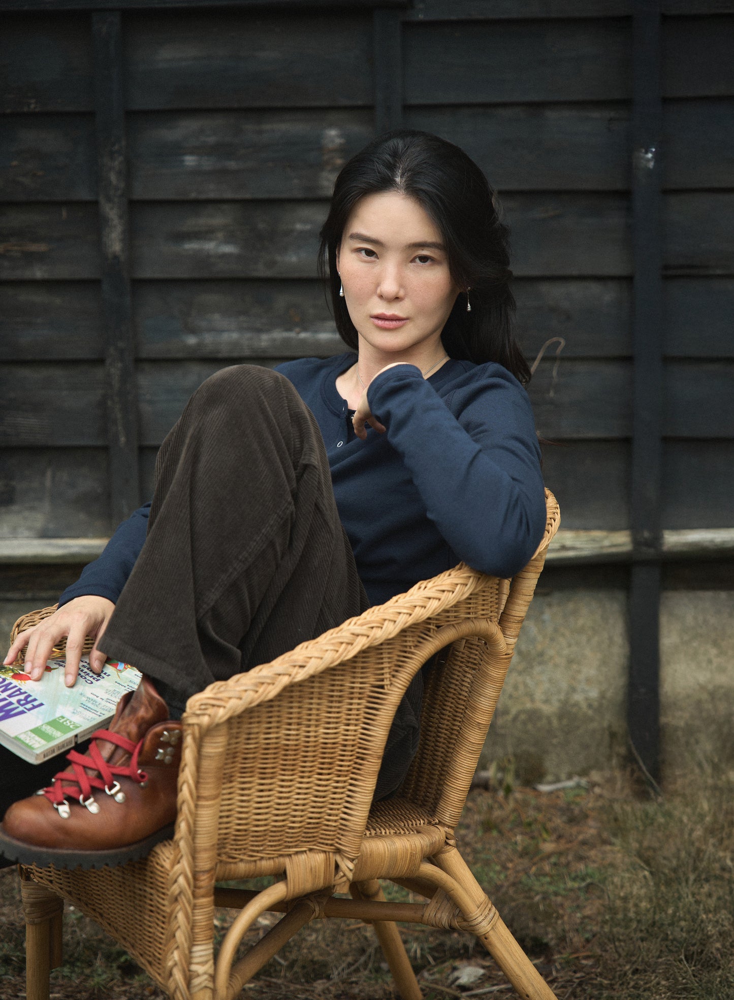 GRANT CORDUROY PANTS [ Wood Brown ]