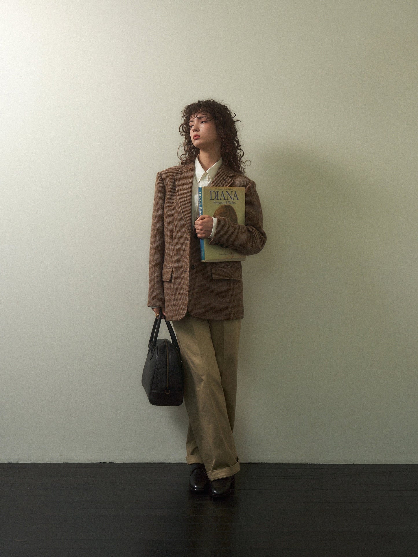 (-20%) DIANA TWEED BLAZER [ Country Check ]