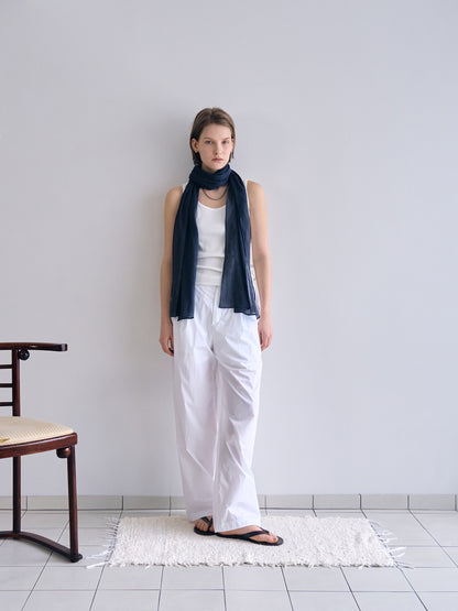 MIST STRIPE SCARF [ Indigo ]
