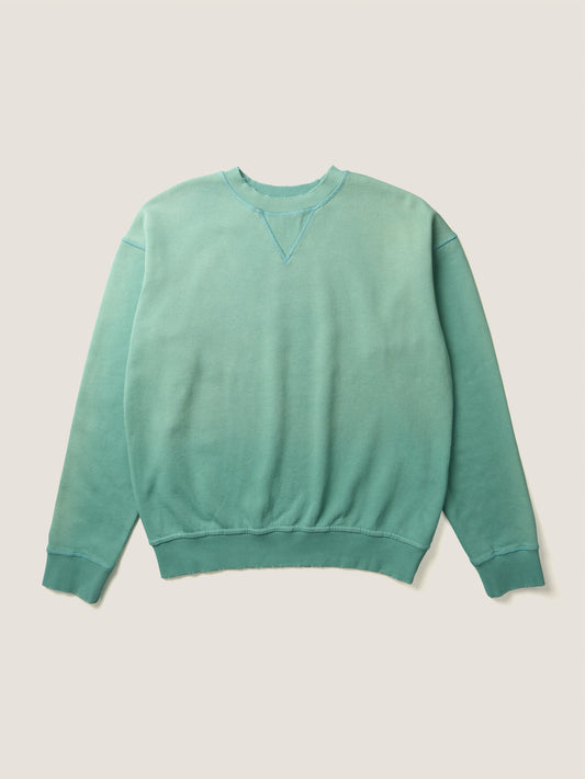 SUN FADED SWEATSHIRT [ Emerald ]