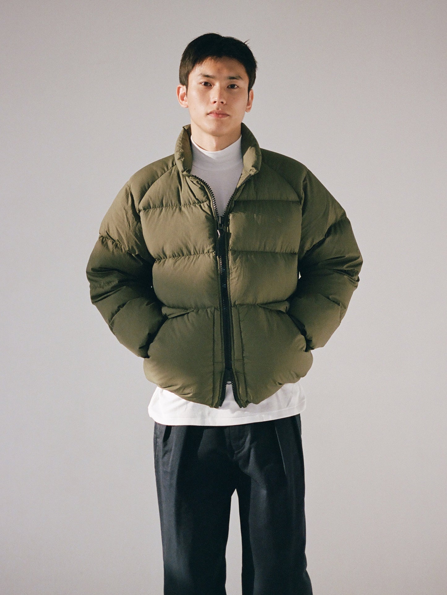 BOULDER PUFFER JACKET [ Khaki ]