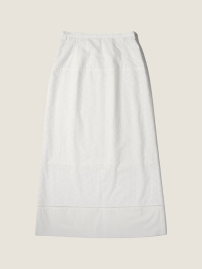 (-30%) AIÒLA LONG SKIRT [ Pure White ]