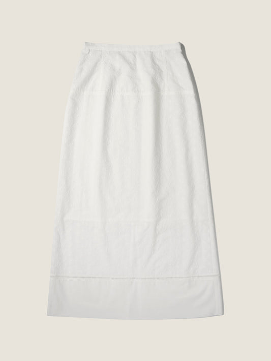 (-30%) AIÒLA LONG SKIRT [ Pure White ]