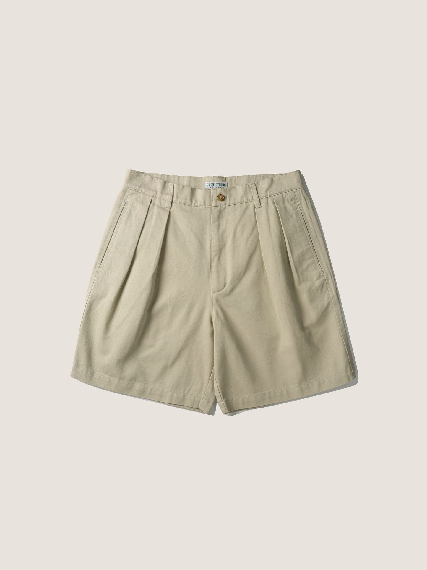 EASY FIT SHORTS [ Light Beige ]