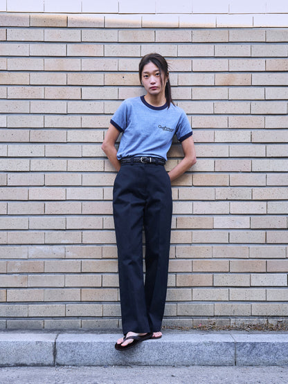OUTFITTERS LOGO RINGER T-SHIRT [ Vintage Blue ]
