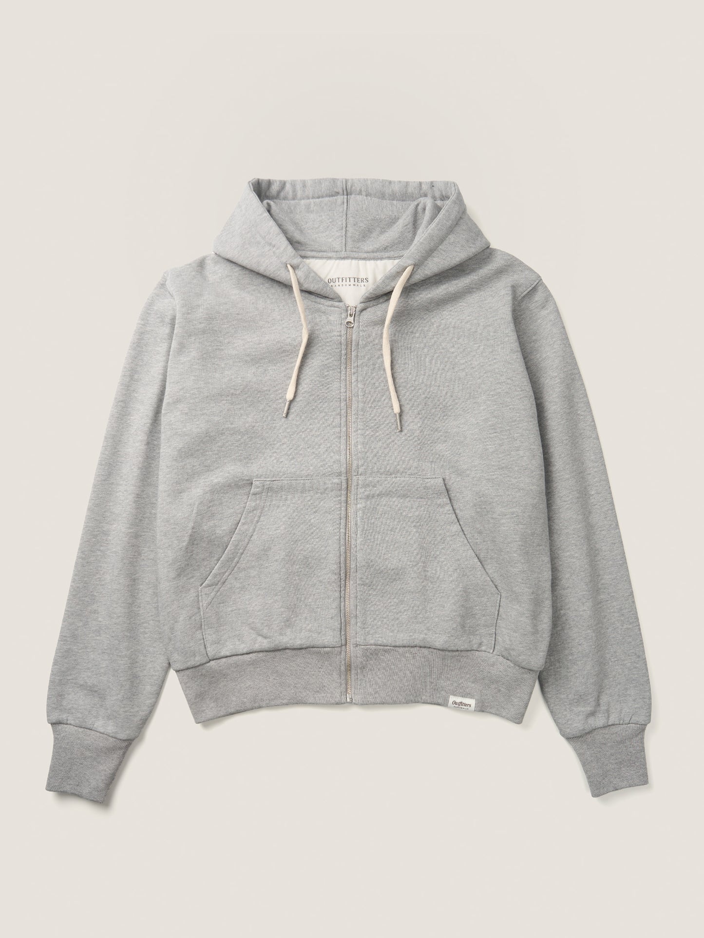 PARK FULL ZIP HOODIE [ Heather Grey ]