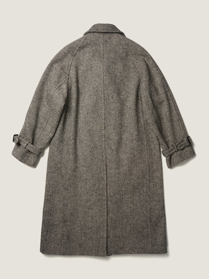 SHELBY COAT [ Black Donegal Tweed ] 2nd pre-order