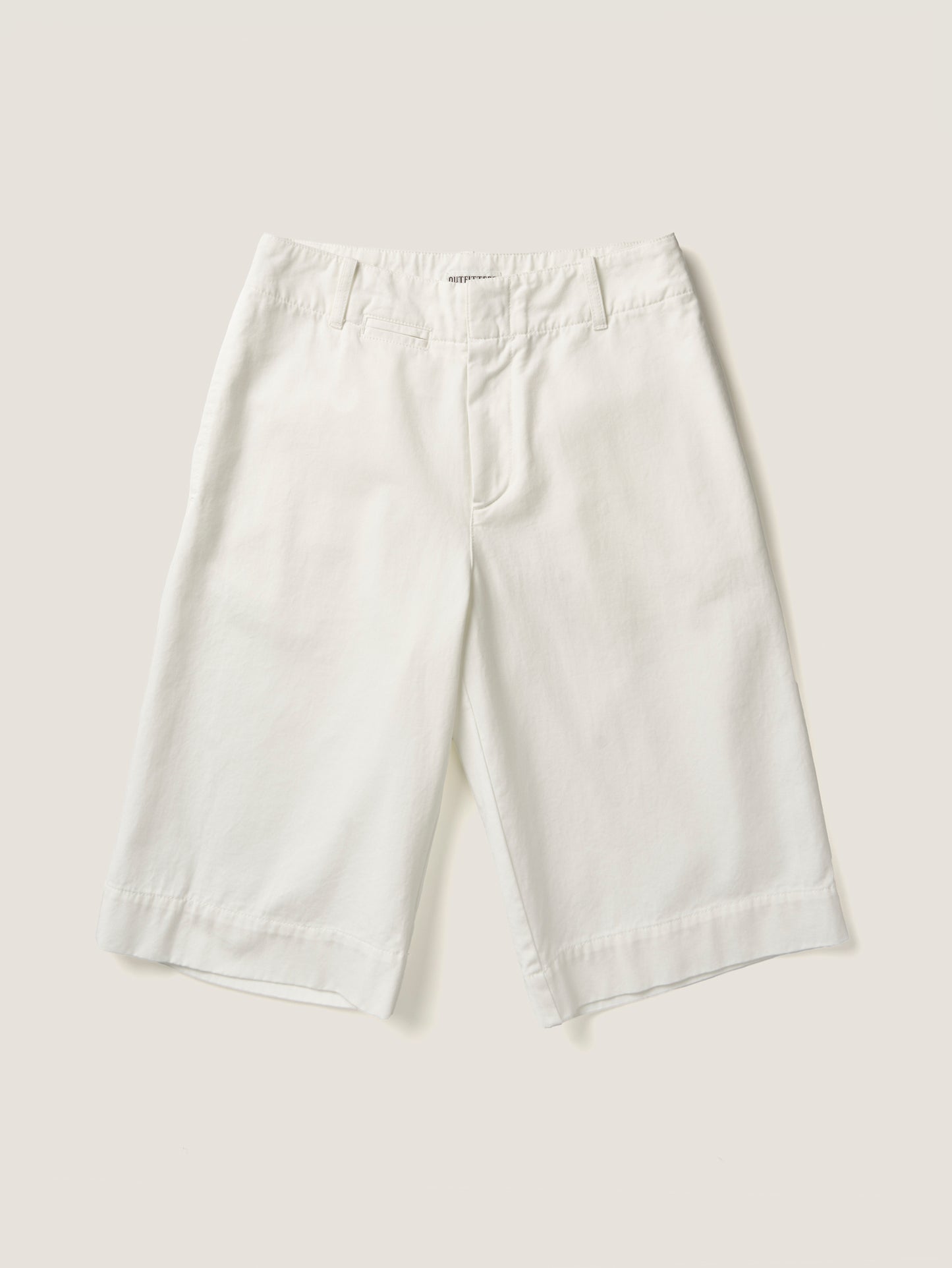 LENTO BERMUDA SHORTS [ Washed White ]